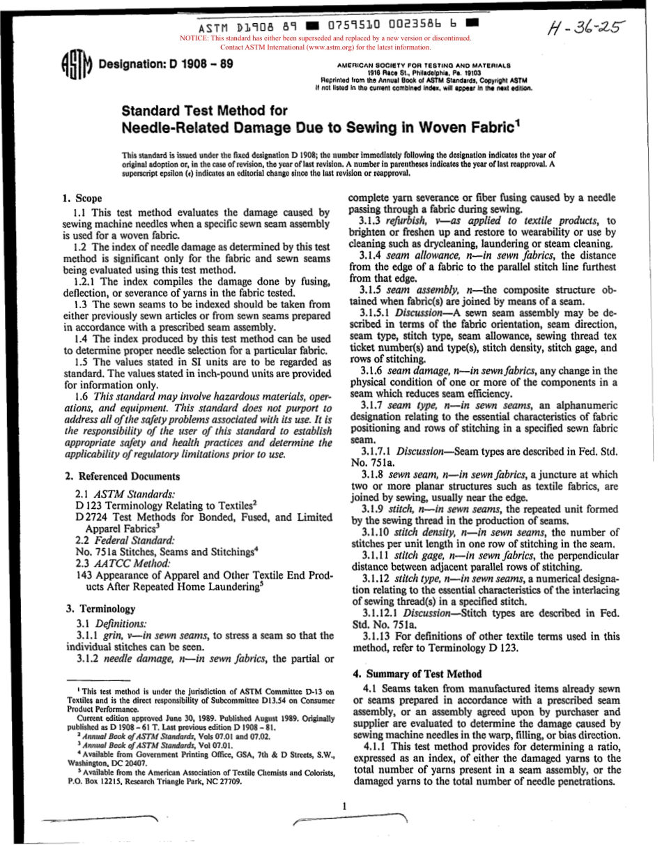 ASTM D1908 - 89 scan.pdf_第1页