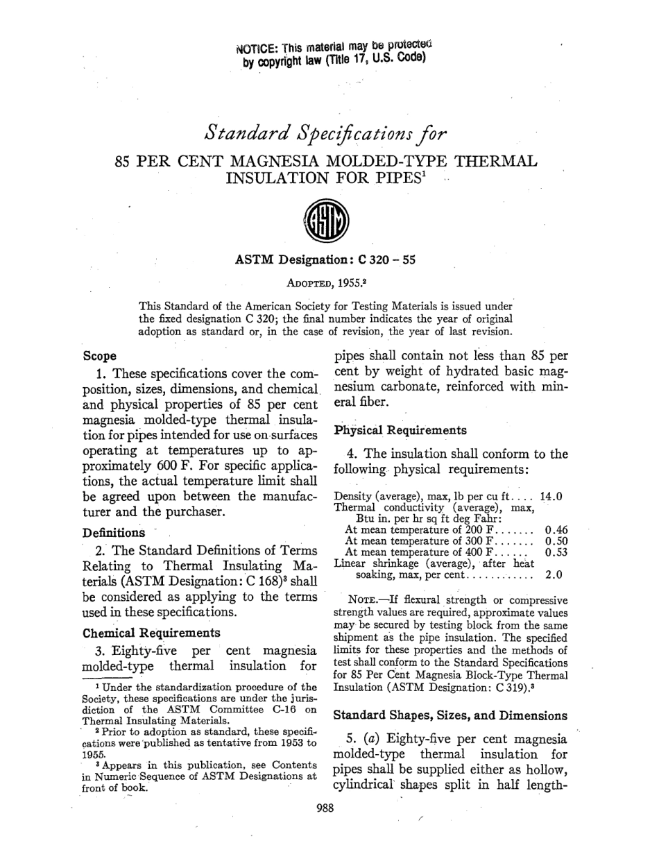 ASTM C320 - 55 scan.pdf_第1页