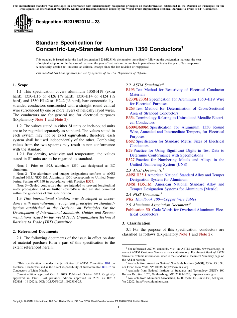 ASTM B231 - B 231M - 23.pdf_第1页