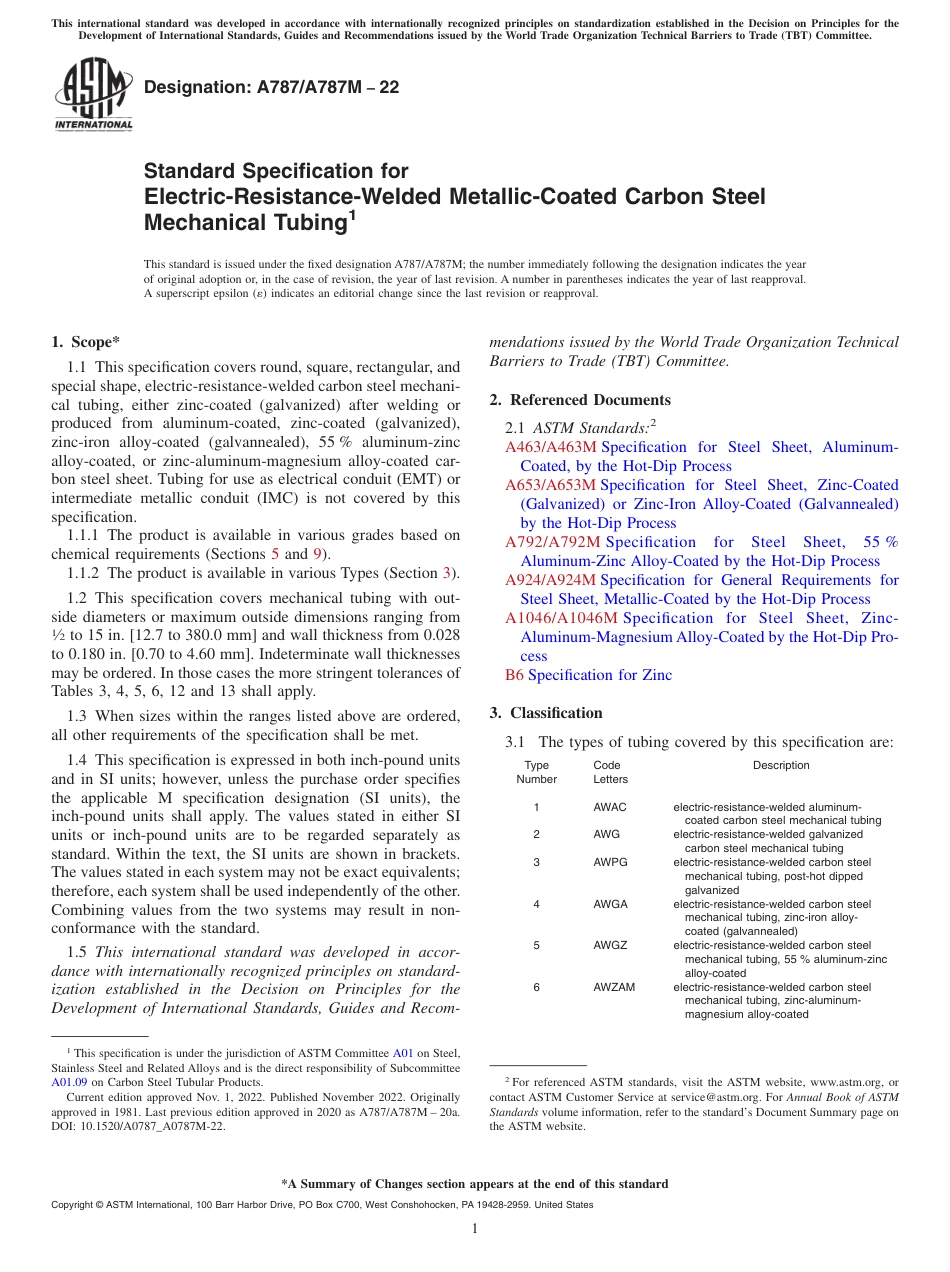 ASTM A787 - A 787M - 22.pdf_第1页