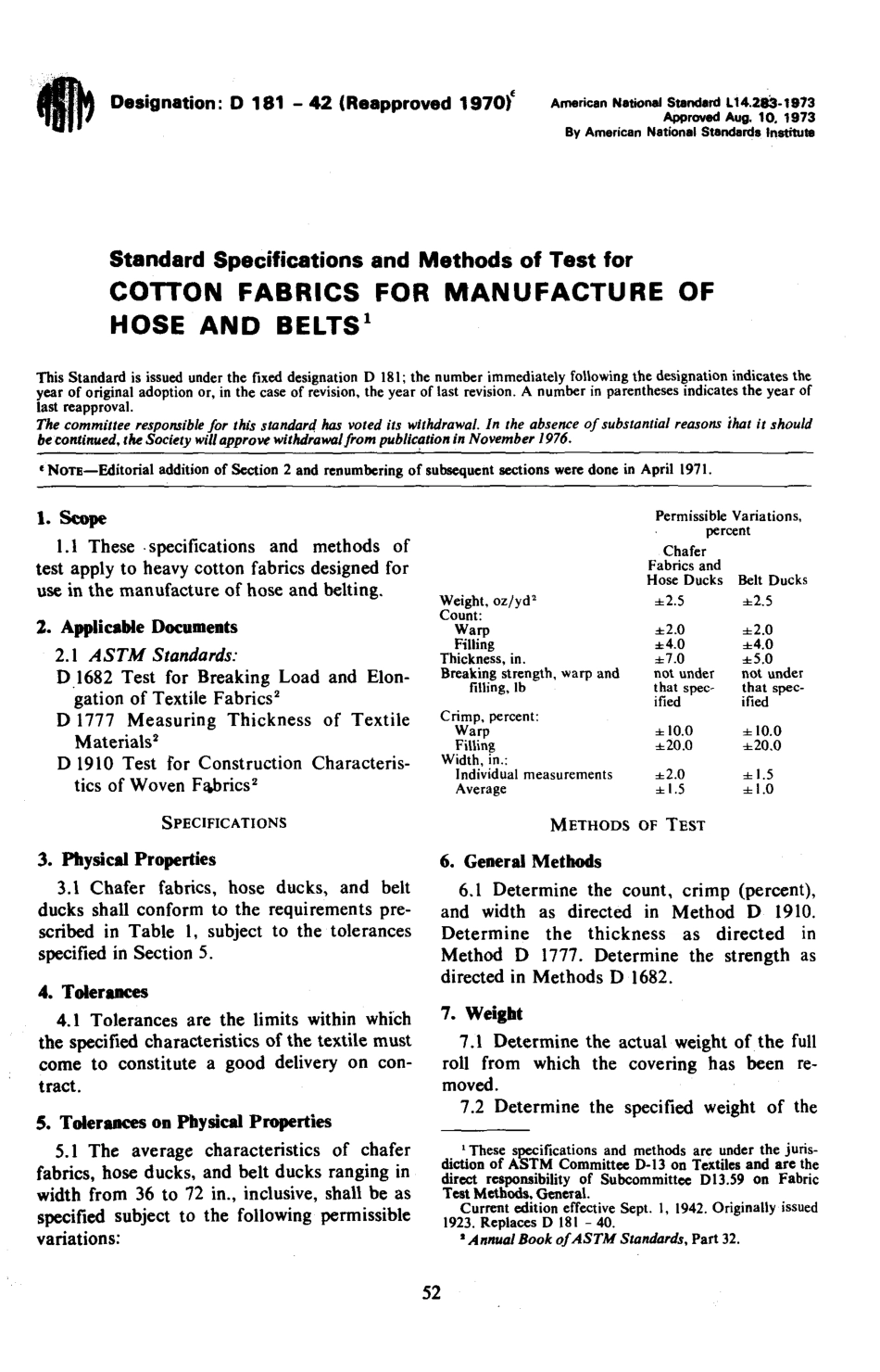 ASTM D181 - 42 (1973) scan.pdf_第1页