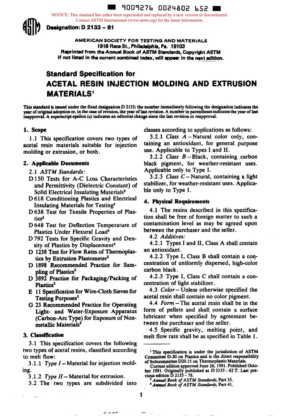 ASTM D2133 - 81 scan.pdf_第1页