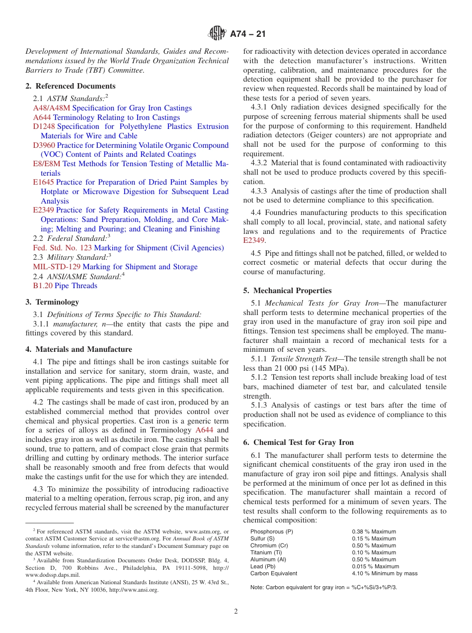 ASTM A74 - 21.pdf_第2页