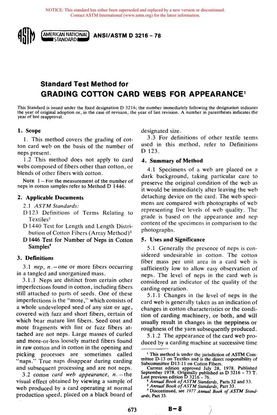 ASTM D3216 - 78 scan.pdf_第1页