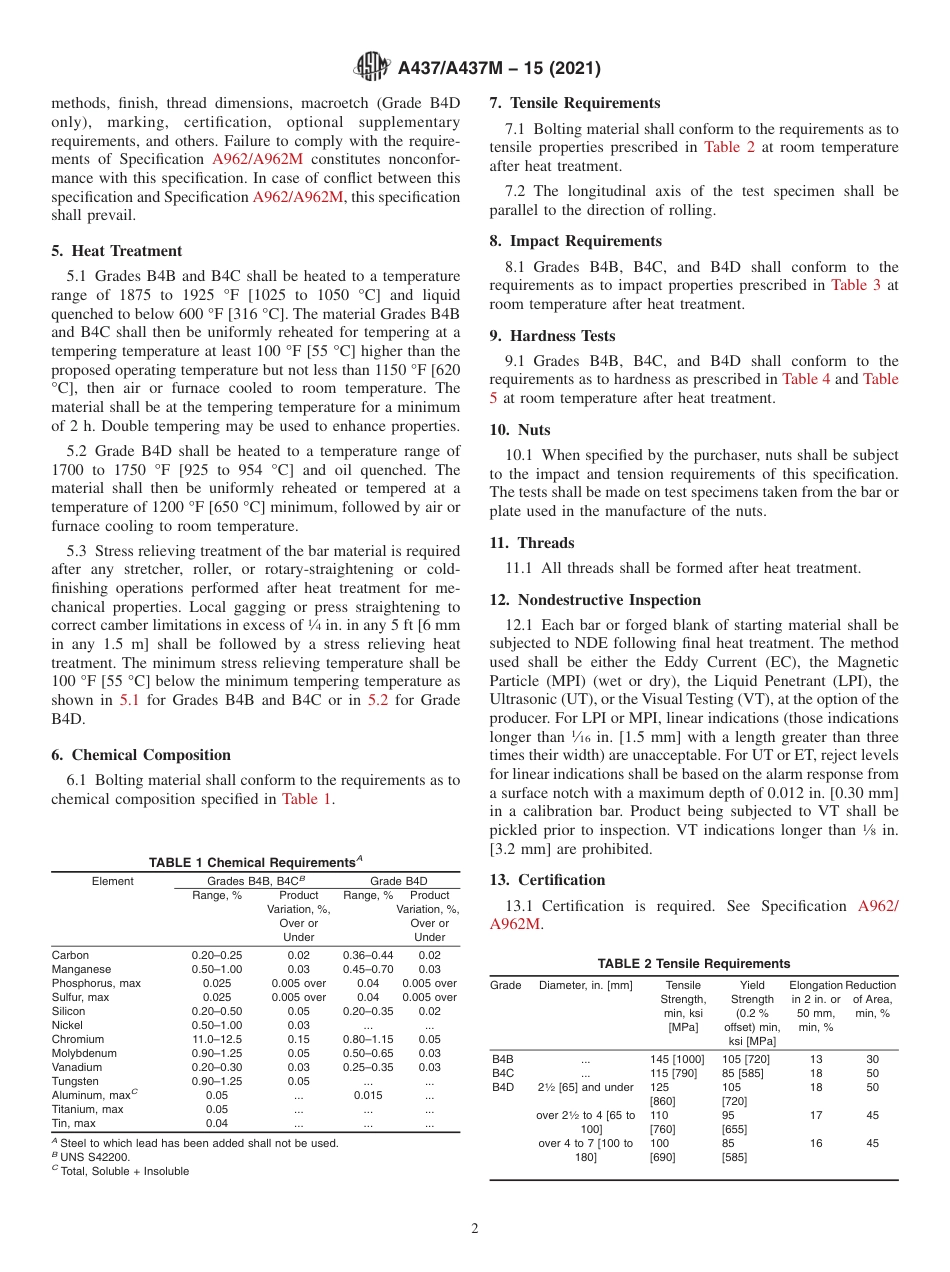 ASTM A437 - A 437M - 15 (2021).pdf_第2页