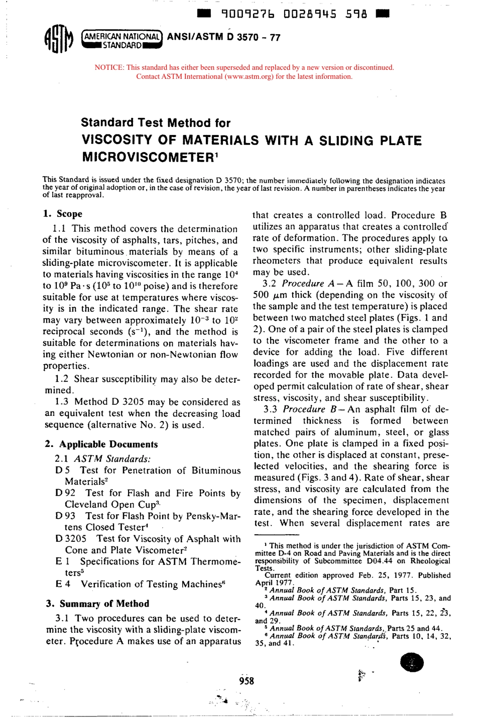 ASTM D3570 - 77 scan.pdf_第1页