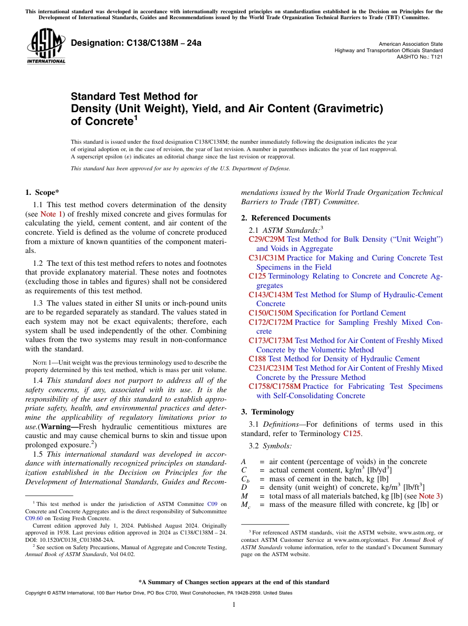ASTM C138 - C 138M - 24a.pdf_第1页