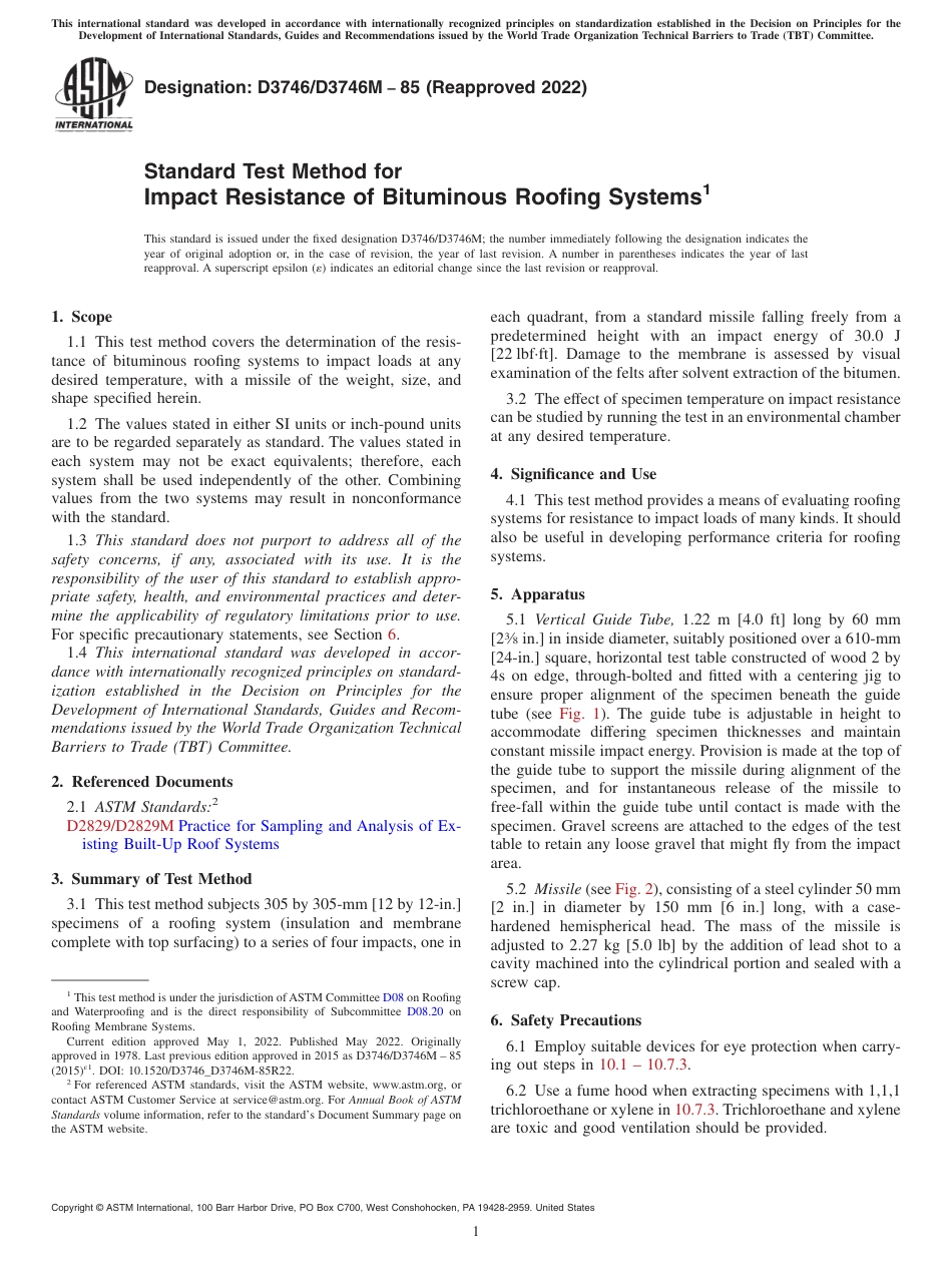ASTM D3746 - D 3746M - 85 (2022).pdf_第1页
