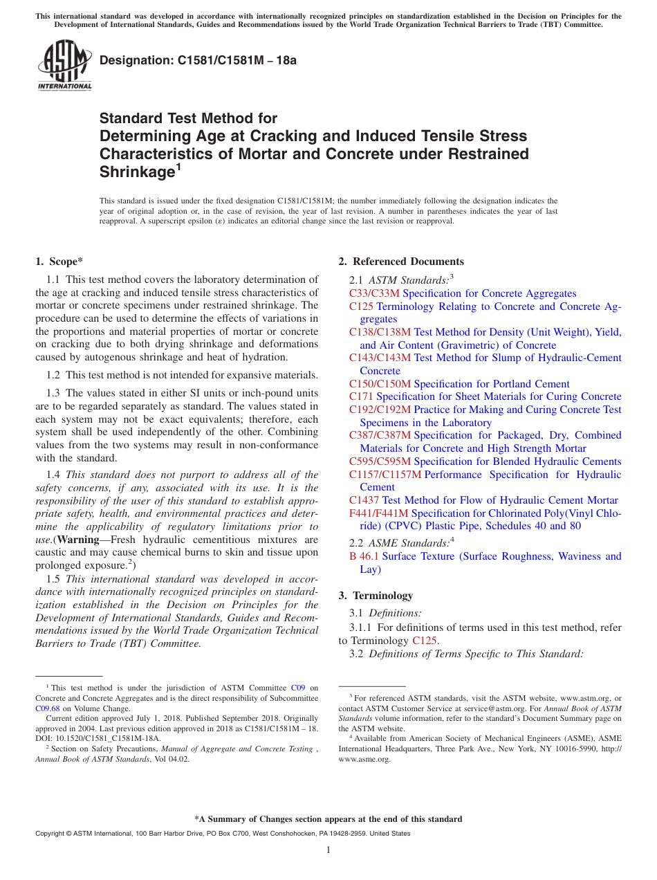 ASTM C1581 - C 1581M - 18a.pdf_第1页