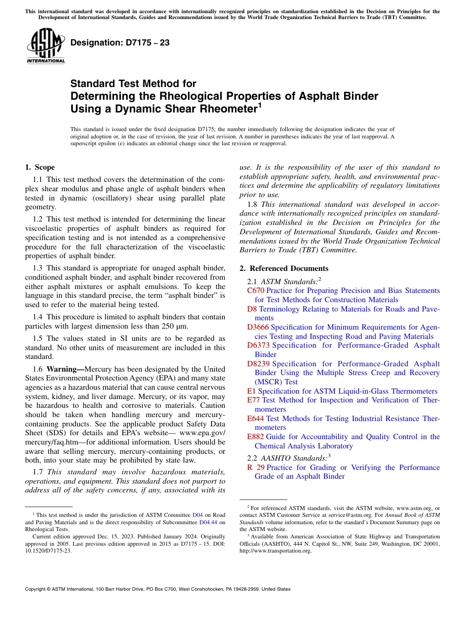 ASTM D7175 - 23.pdf_第1页