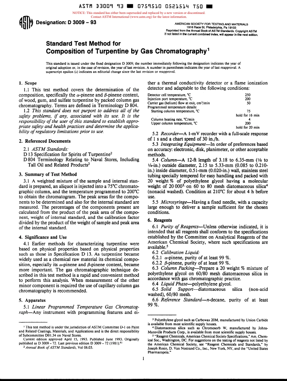 ASTM D3009 - 93 scan.pdf_第1页