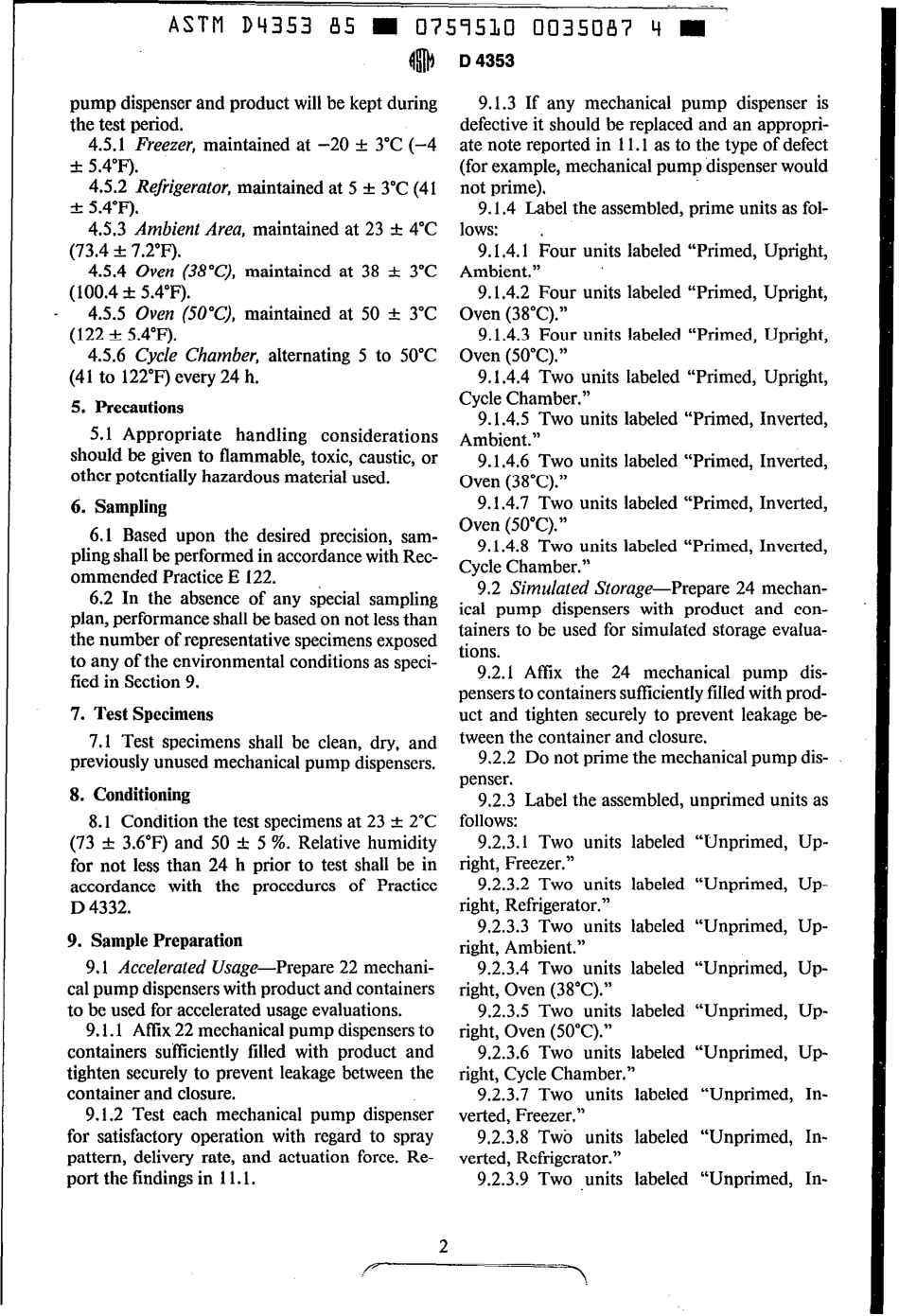 ASTM D4353 - 85 scan.pdf_第2页