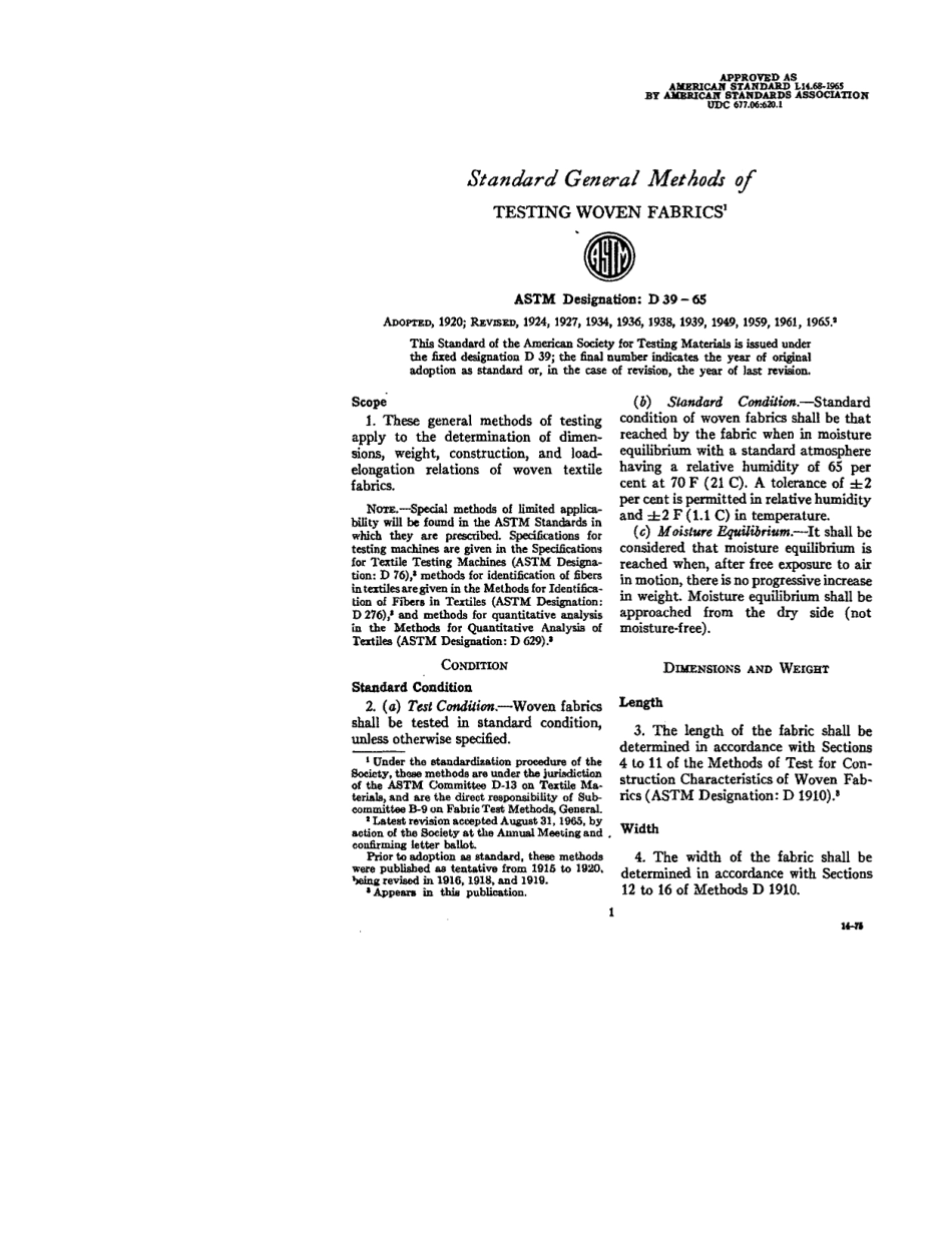 ASTM D39 - 65 scan.pdf_第1页