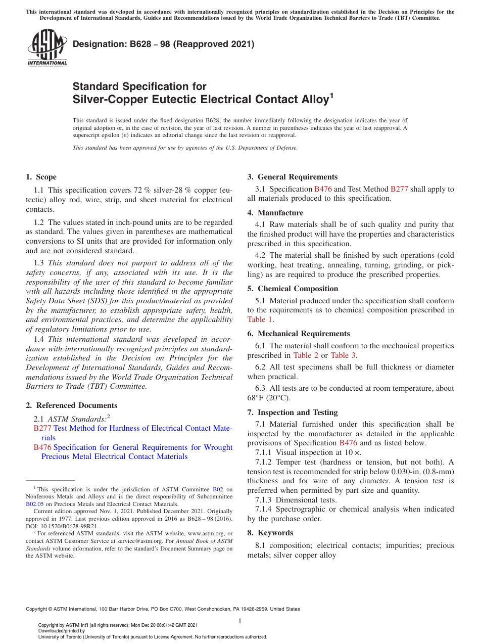 ASTM B628 - 98 (2021).pdf_第1页