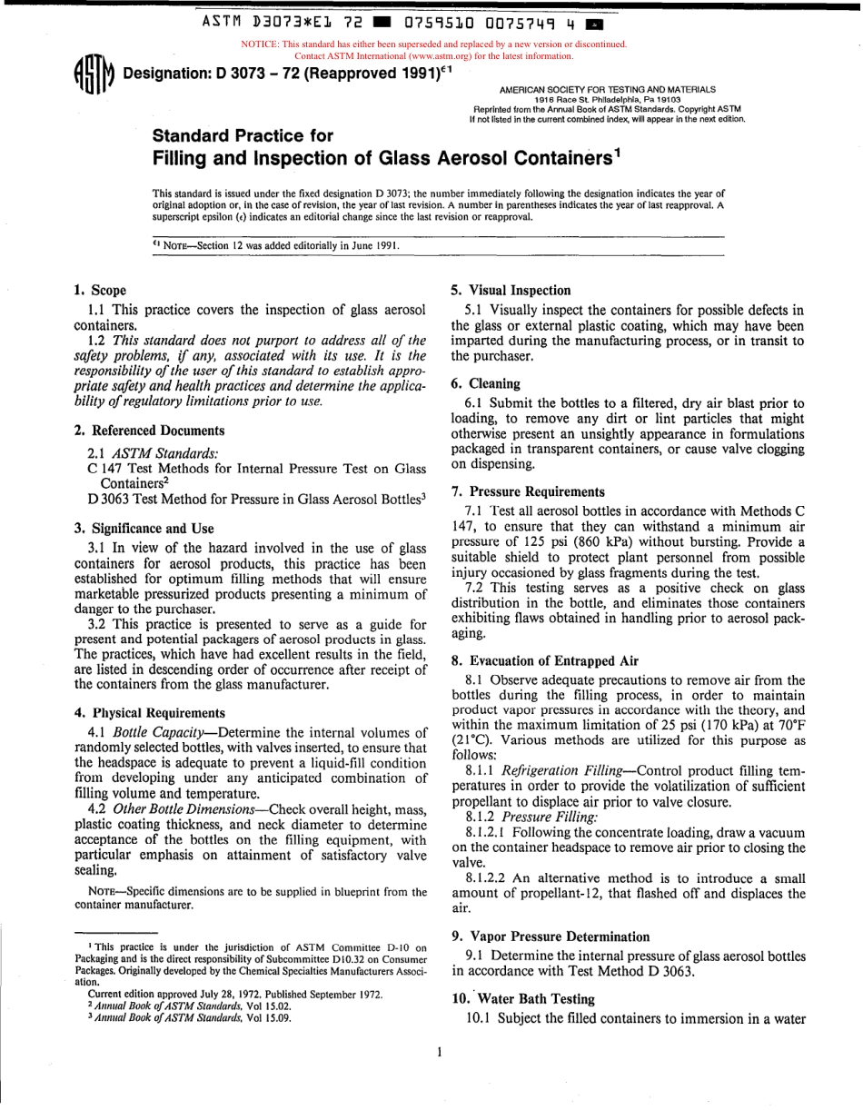 ASTM D3073 - 72 (1991)e1 scan.pdf_第1页