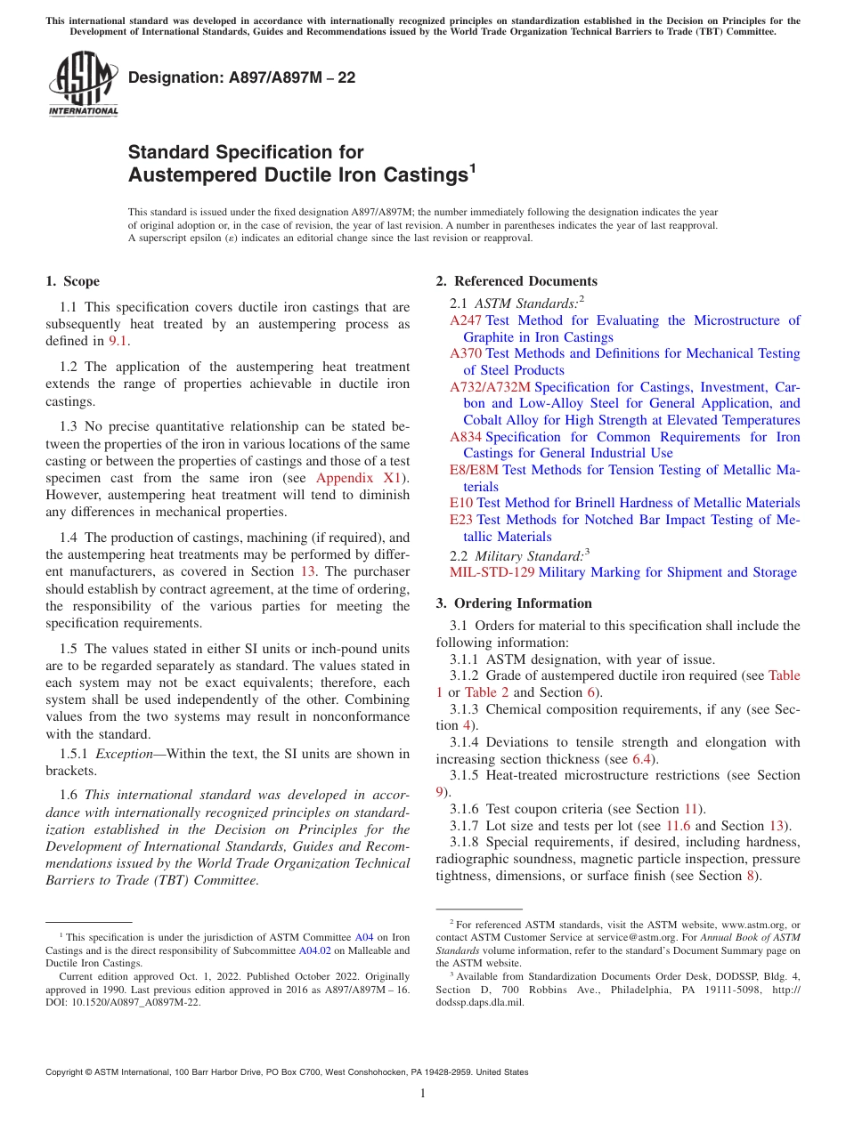 ASTM A897 - A 897M - 22.pdf_第1页