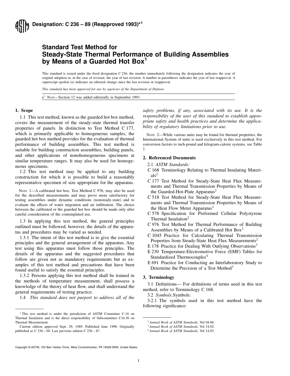 ASTM C236 - 89 (1993)e1.pdf_第1页