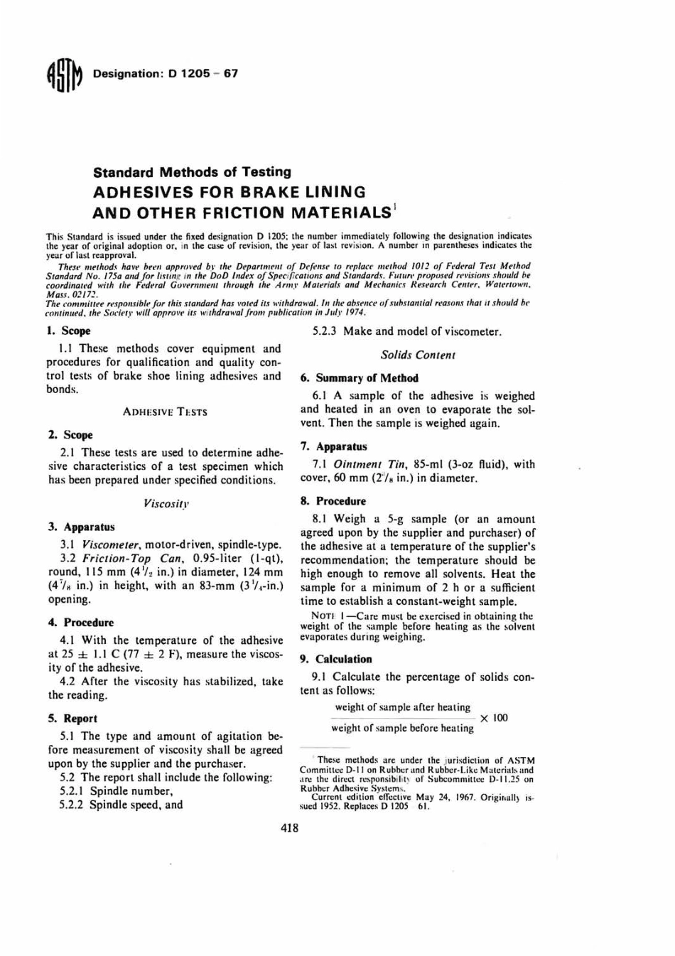 ASTM D1205 - 67 scan.pdf_第1页
