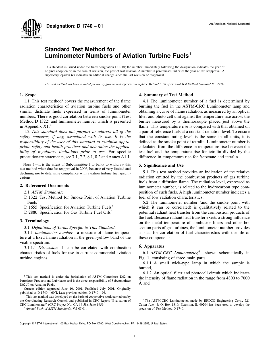 ASTM D1740 - 01.pdf_第1页