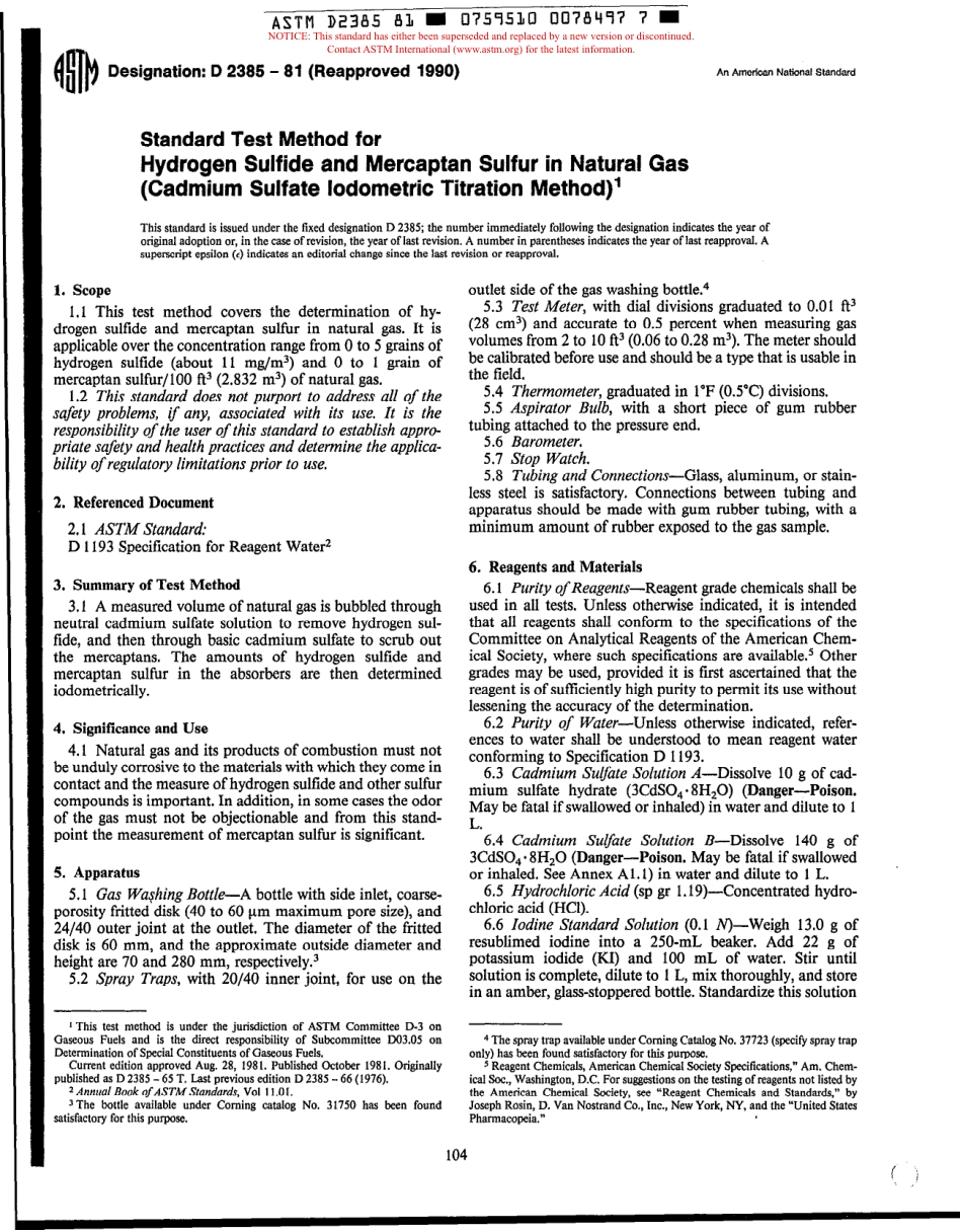ASTM D2385 - 81 (1990) scan.pdf_第1页