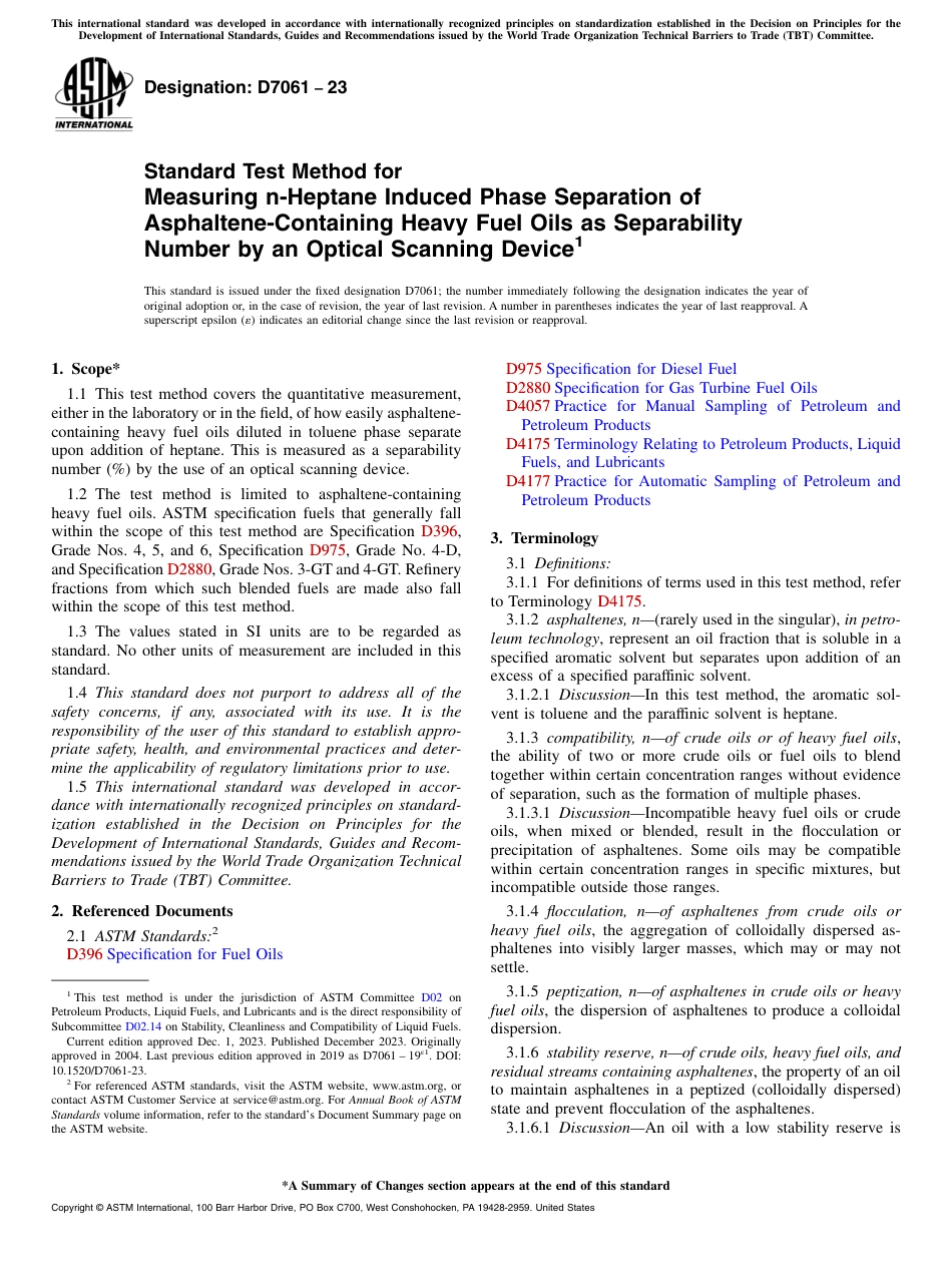 ASTM D7061 - 23.pdf_第1页
