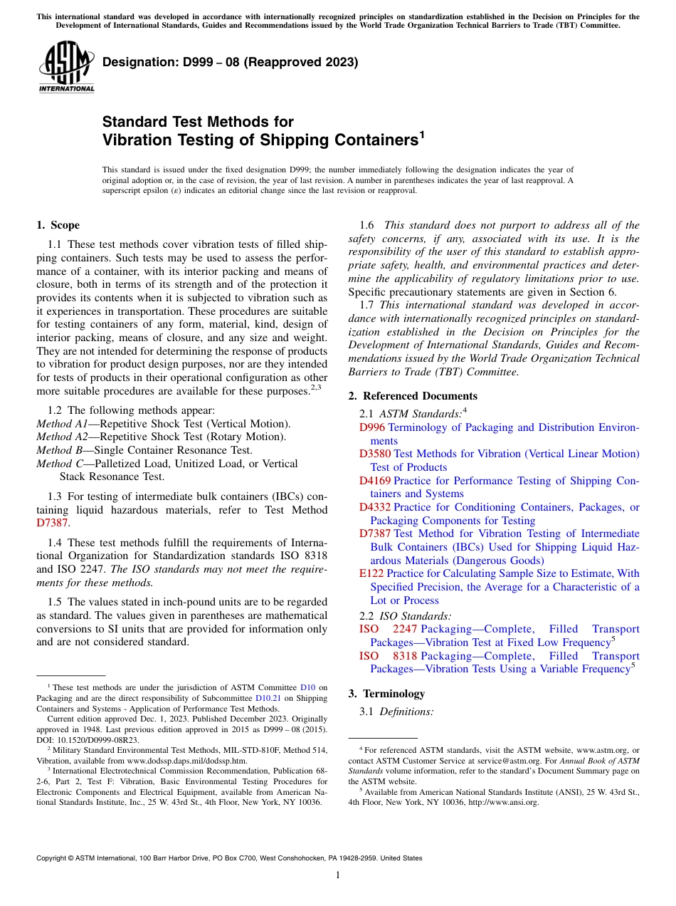 ASTM D999 - 08 (2023).pdf_第1页