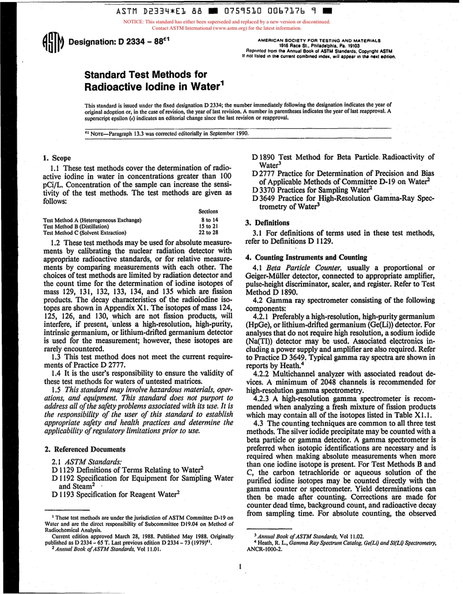 ASTM D2334 - 88e1 scan.pdf_第1页