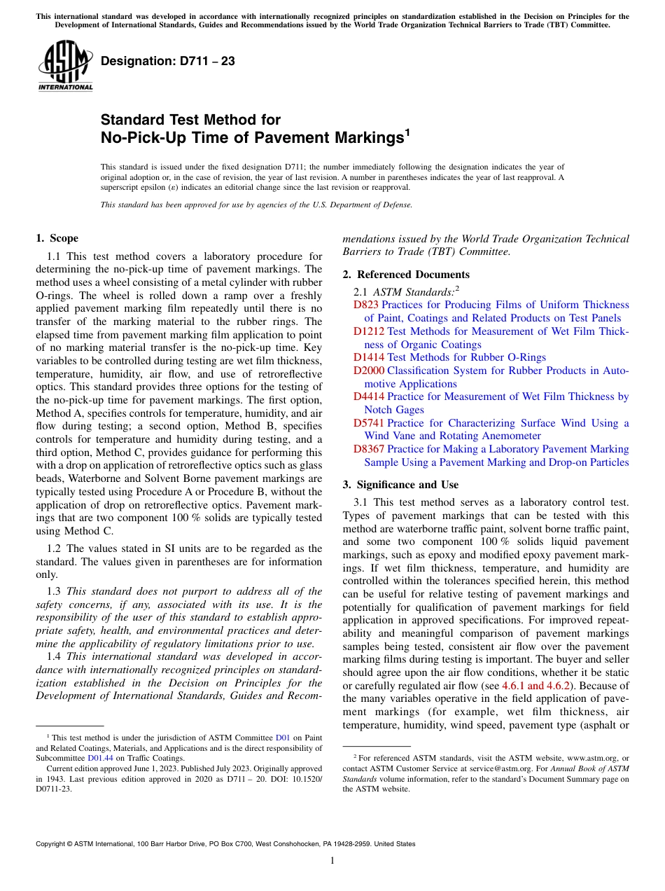 ASTM D711 - 23.pdf_第1页