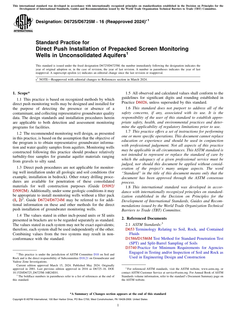 ASTM D6725 - D 6725M - 16 (2024)e1.pdf_第1页