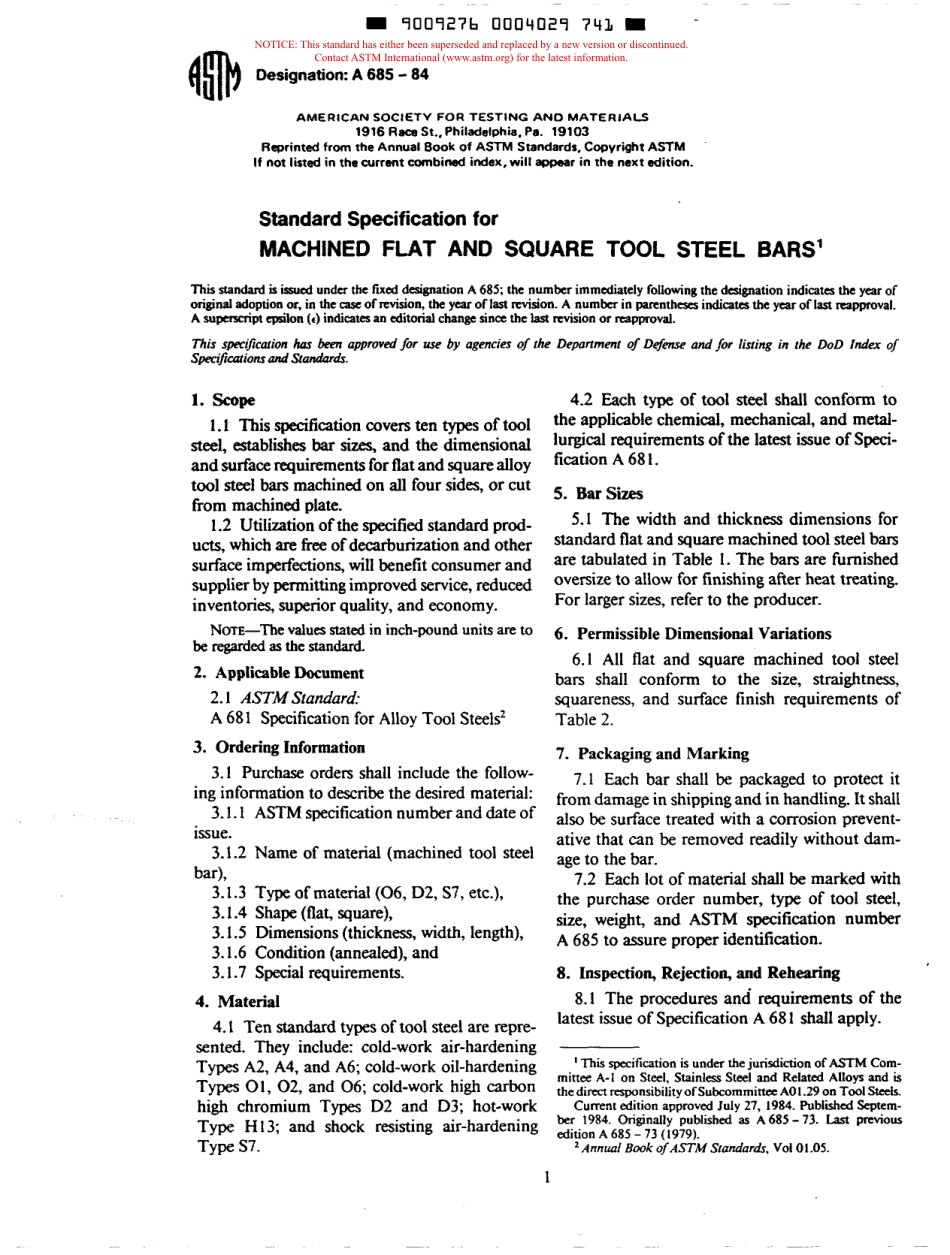 ASTM A685 - 84 scan.pdf_第1页