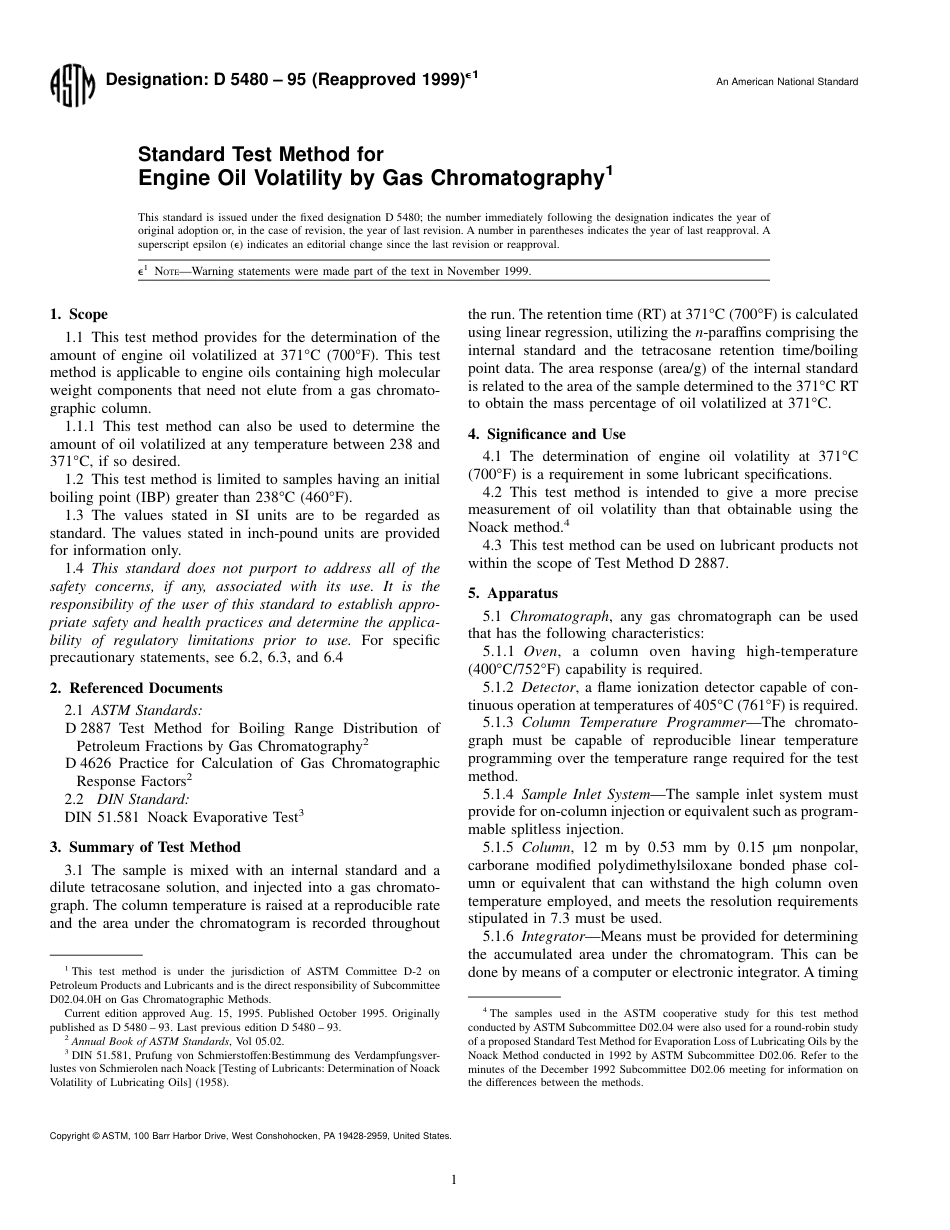 ASTM D5480 - 95 (1999)e1.pdf_第1页