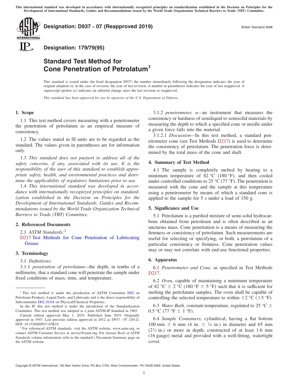 ASTM D937 - 07 (2019).pdf_第1页