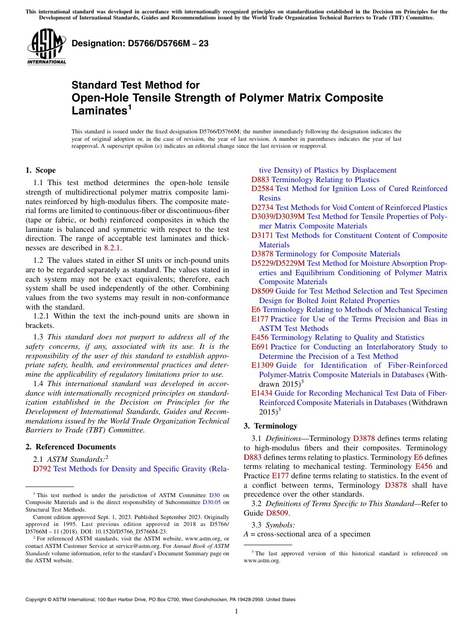 ASTM D5766 - D 5766M - 23.pdf_第1页