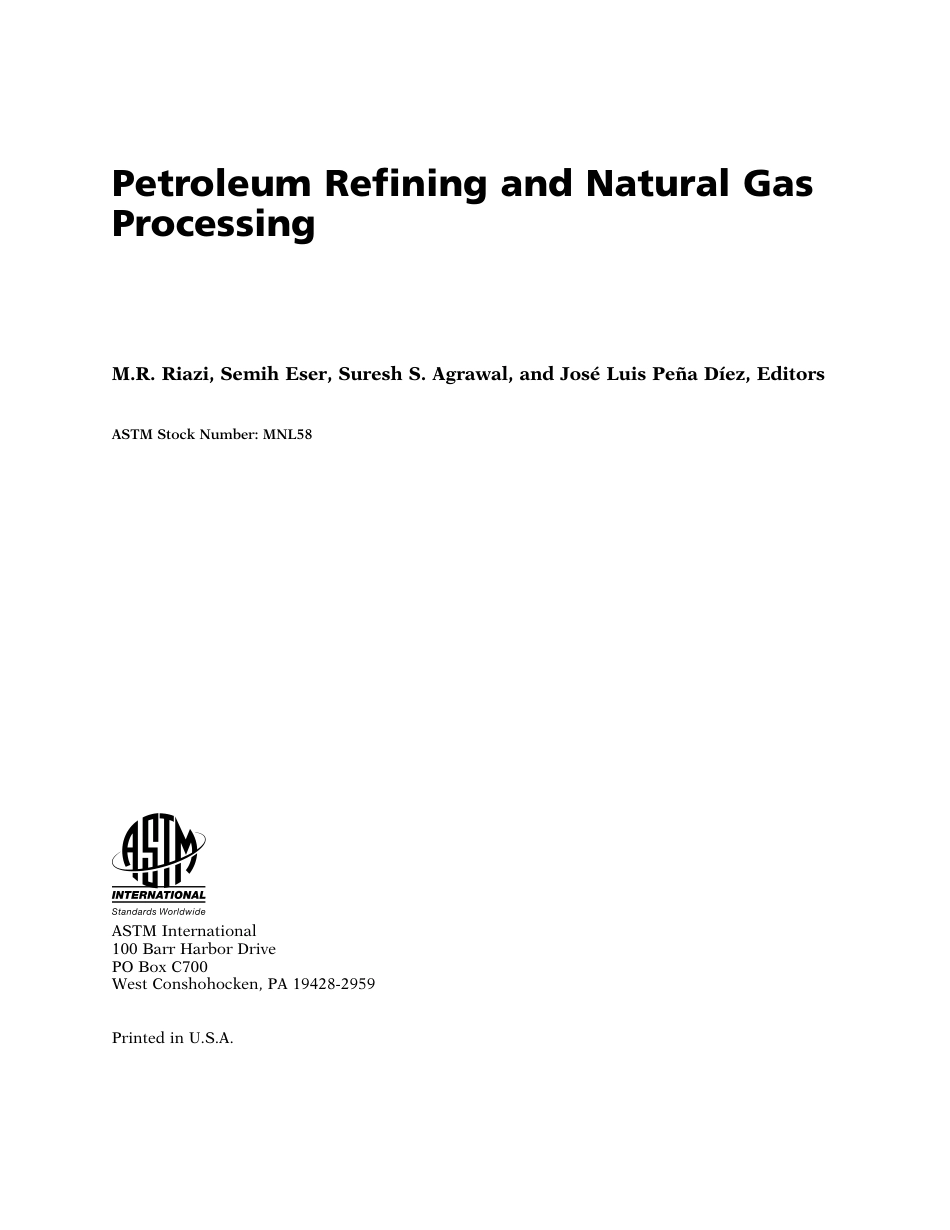 ASTM - MNL58 - Petroleum Refining and Natural Gas Processing.pdf_第2页