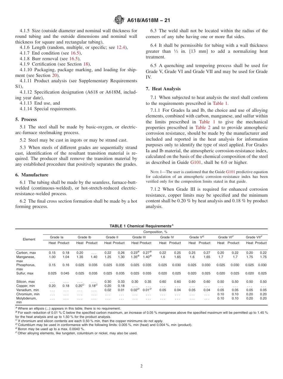 ASTM A618 - A 618M - 21.pdf_第2页