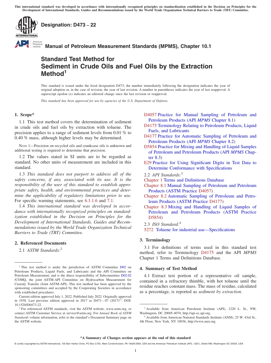 ASTM D473 - 22.pdf_第1页