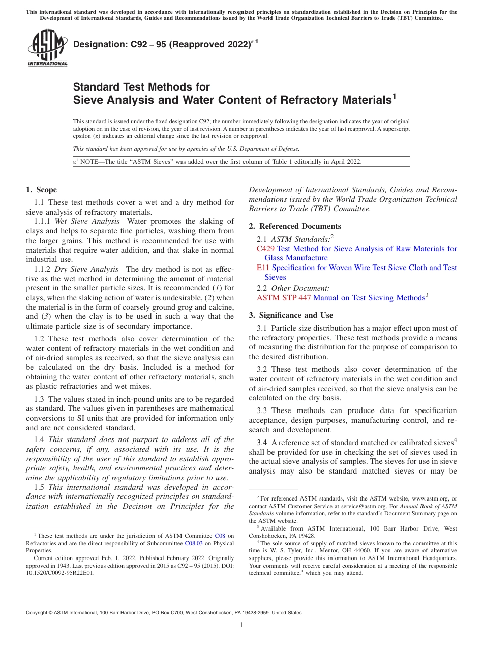 ASTM C92 - 95 (2022)e1.pdf_第1页