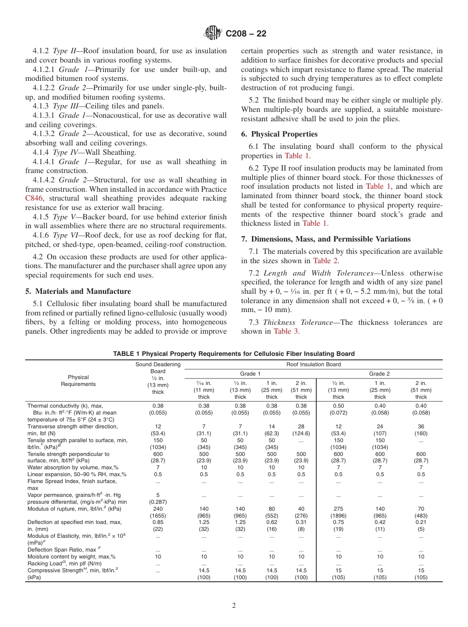 ASTM C208 - 22.pdf_第2页