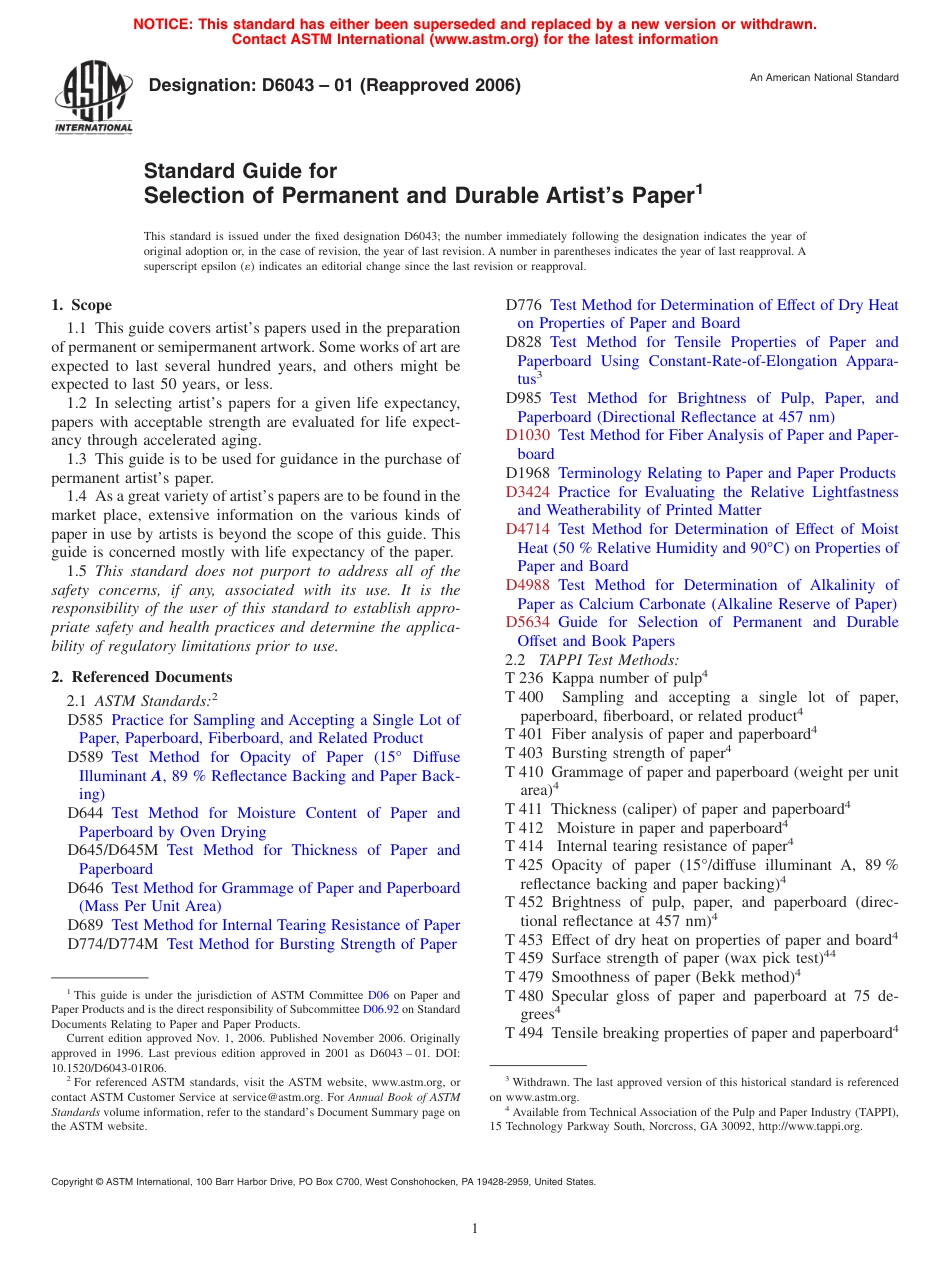 ASTM D6043 - 01 (2006).pdf_第1页
