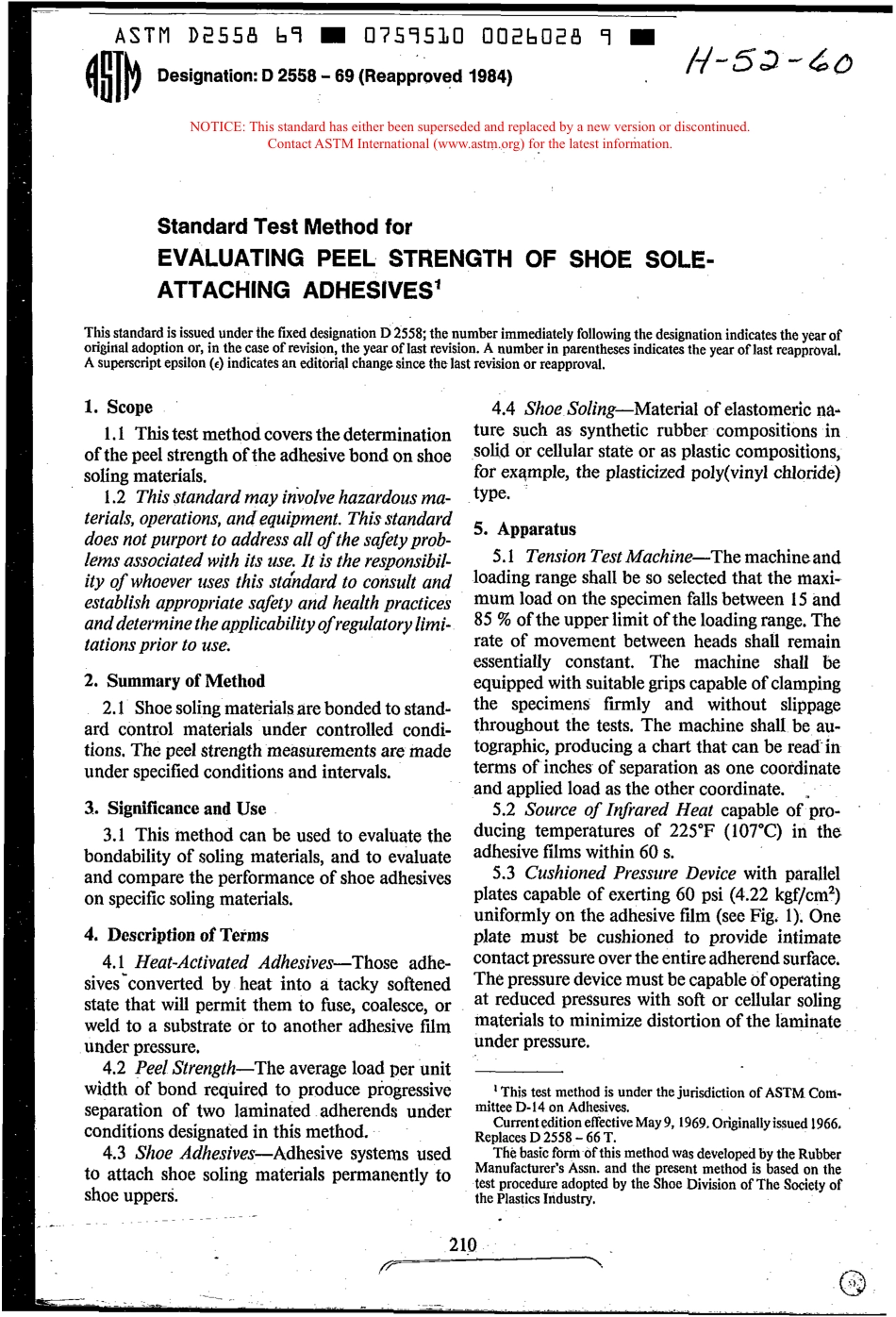 ASTM D2558 - 69 (1984) scan.pdf_第1页