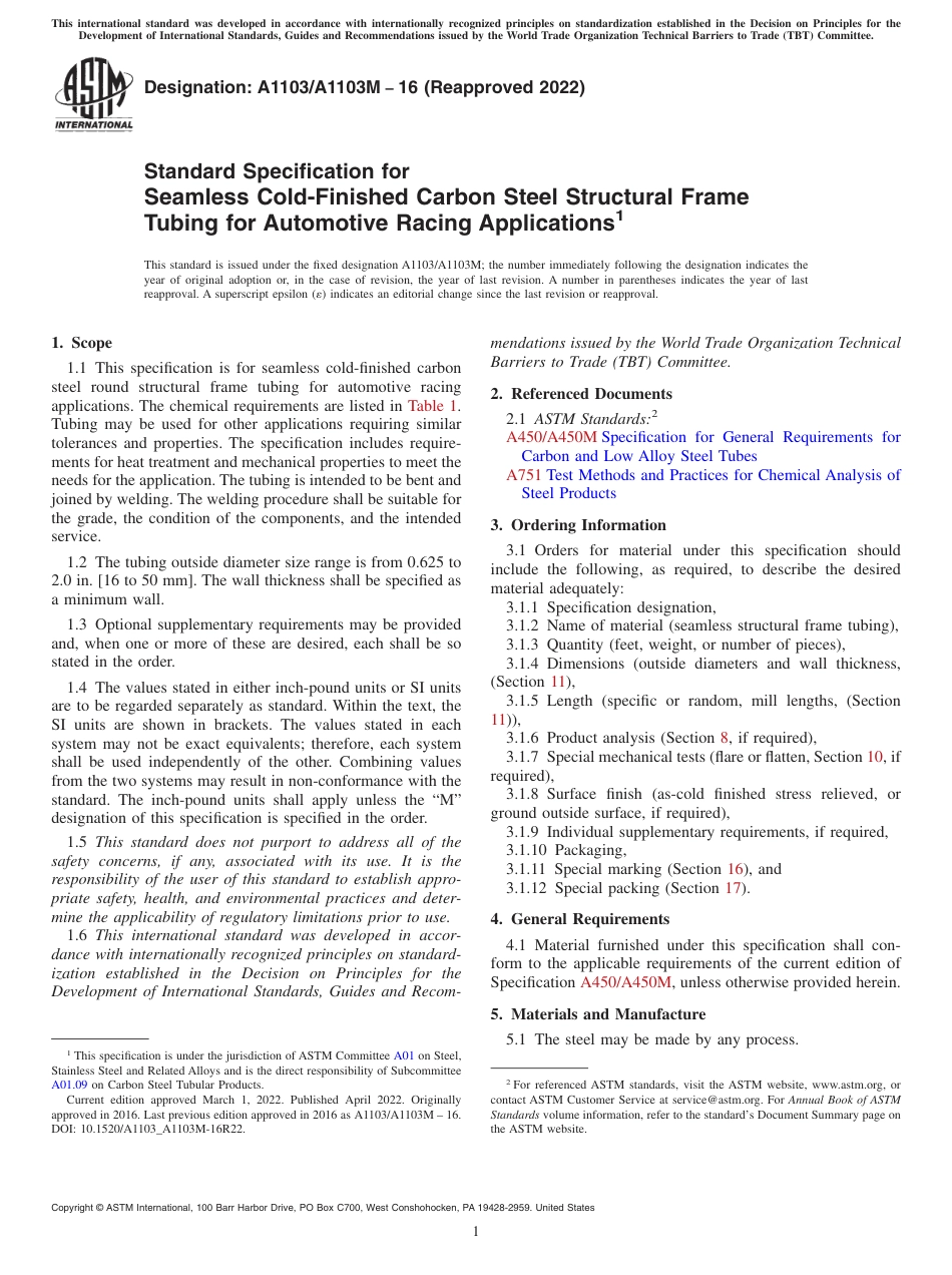 ASTM A1103 - A 1103M - 16 (2022).pdf_第1页