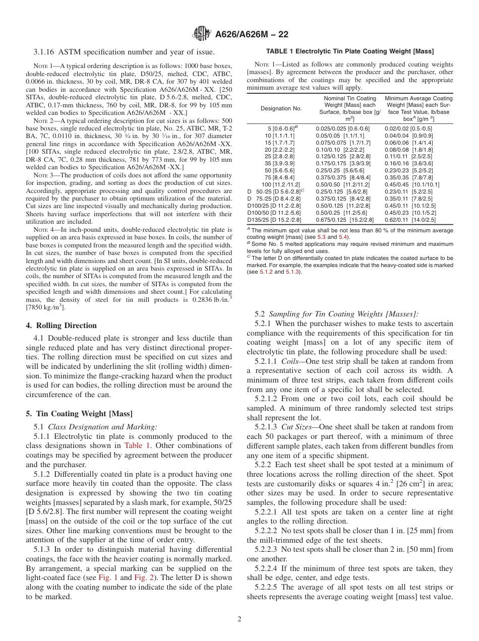 ASTM A626 - A 626M - 22.pdf_第2页