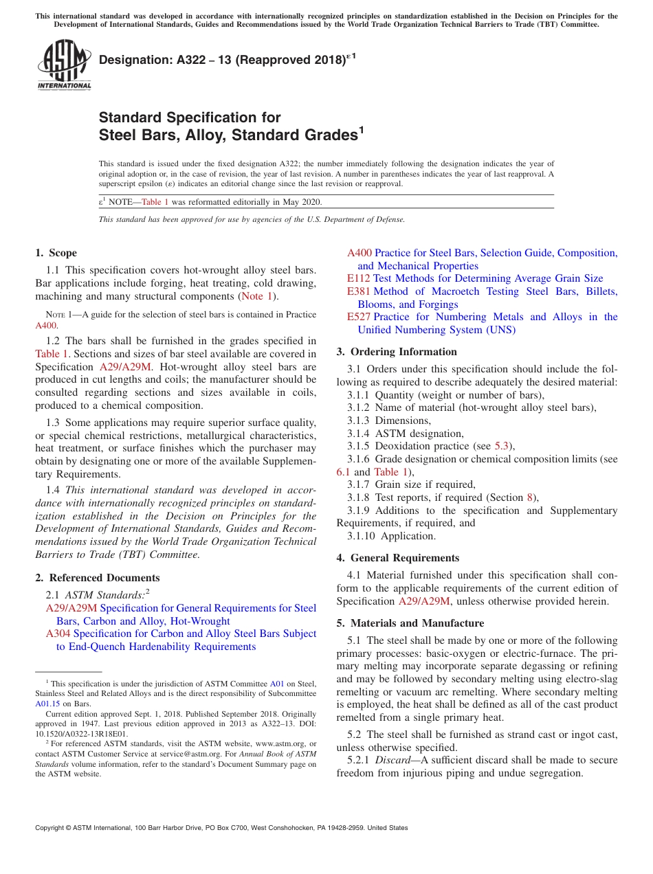 ASTM A322 - 13 (2018)e1.pdf_第1页