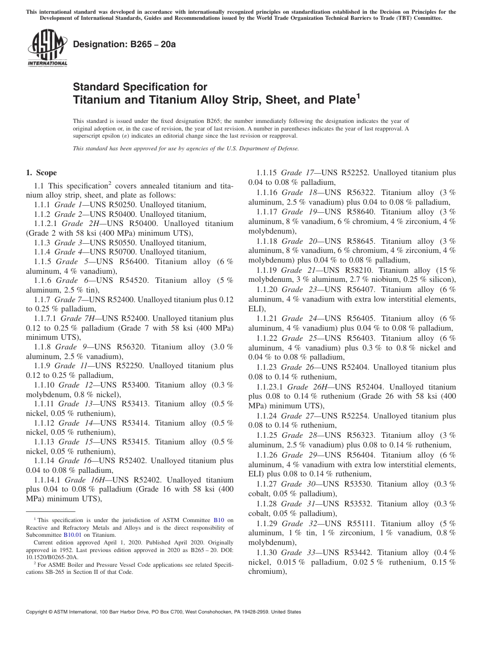 ASTM B265 - 20a.pdf_第1页
