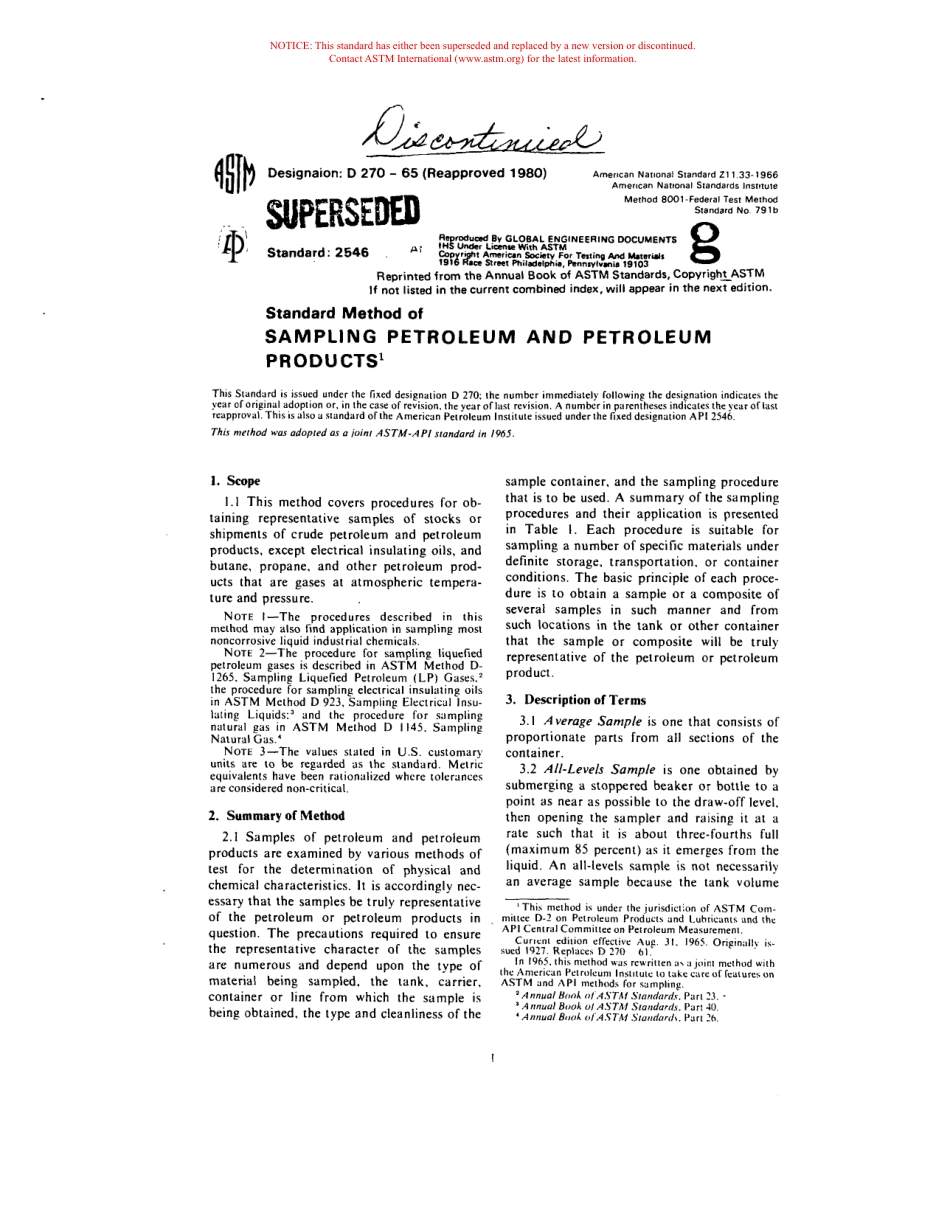 ASTM D270 - 65 (1980) scan.pdf_第1页