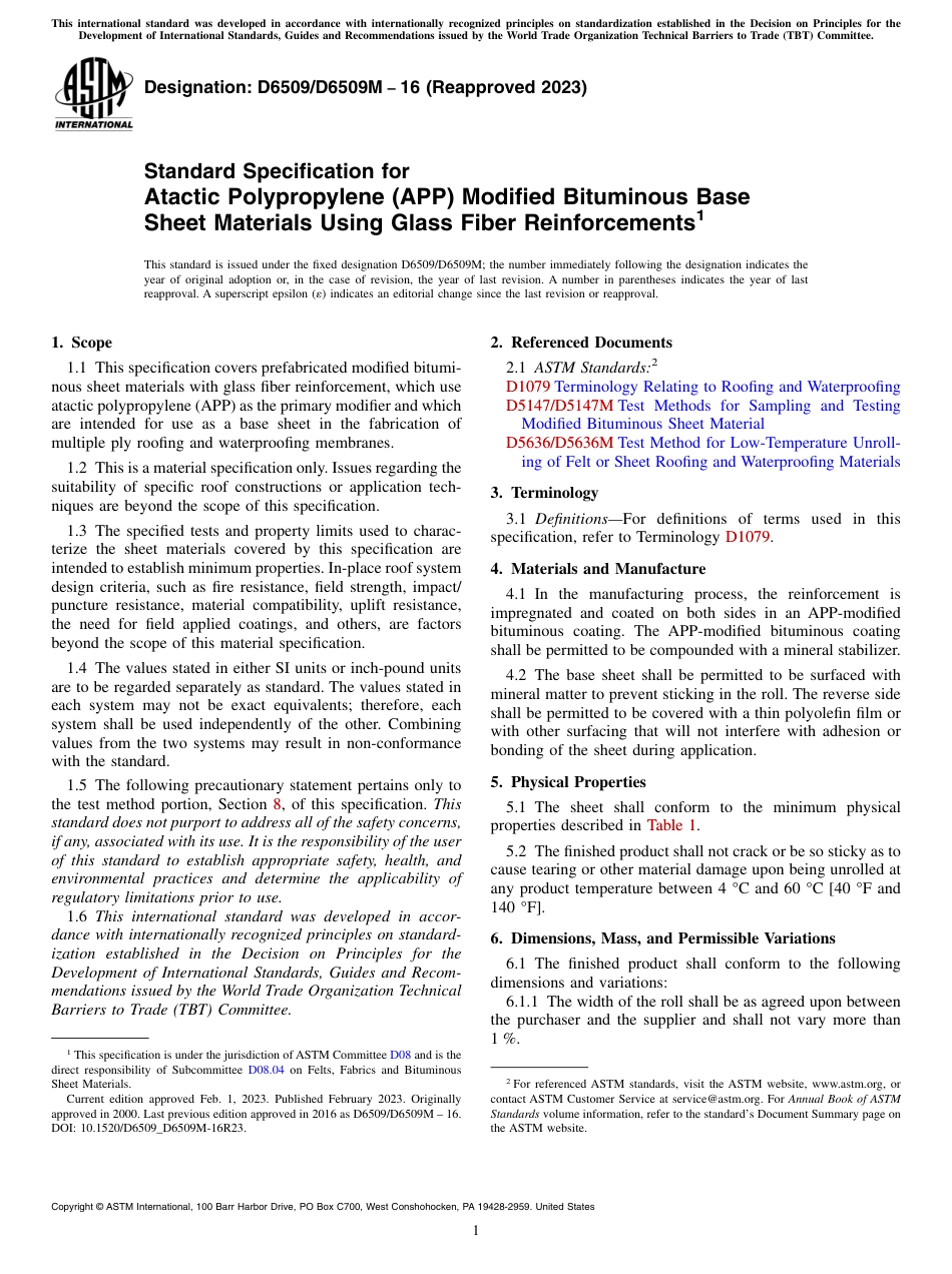 ASTM D6509 - D 6509M - 16 (2023).pdf_第1页