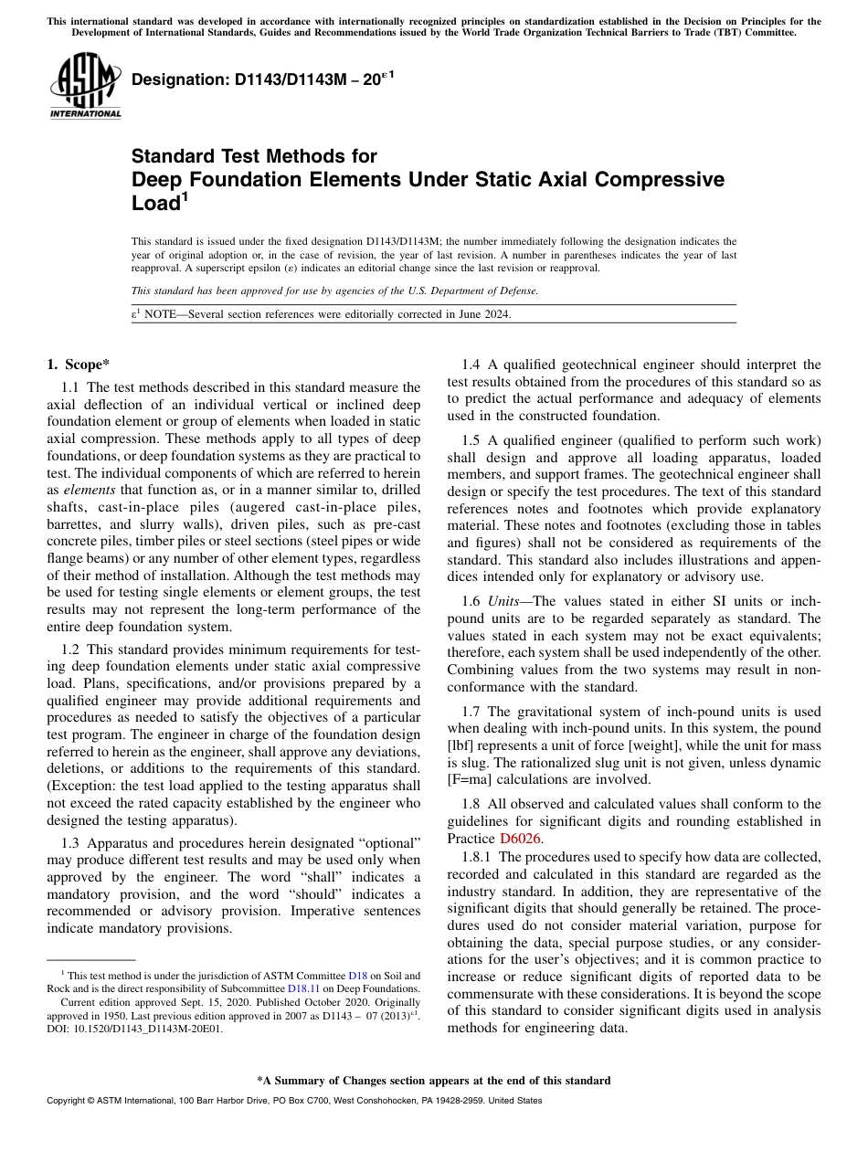 ASTM D1143 - D 1143M - 20e1.pdf_第1页