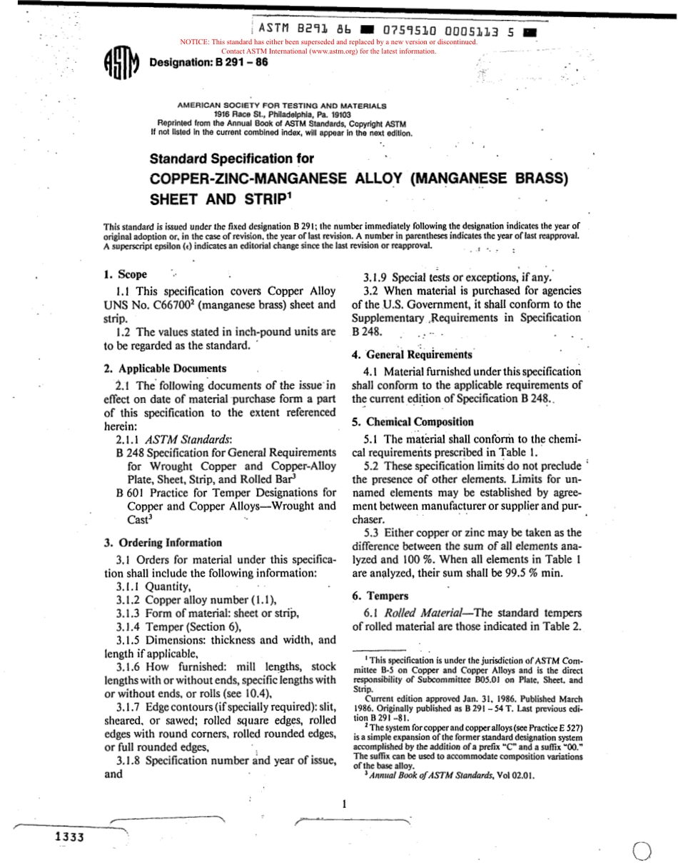 ASTM B291 - 86 scan.pdf_第1页