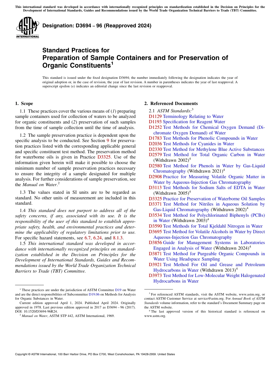 ASTM D3694 - 96 (2024).pdf_第1页