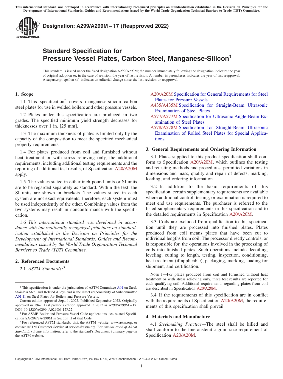 ASTM A299 - A 299M - 17 (2022).pdf_第1页